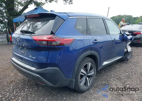 2023 Nissan Rogue Sl Intelligent Awd from USA, damaged, VIN JN8BT3CB9PW192593